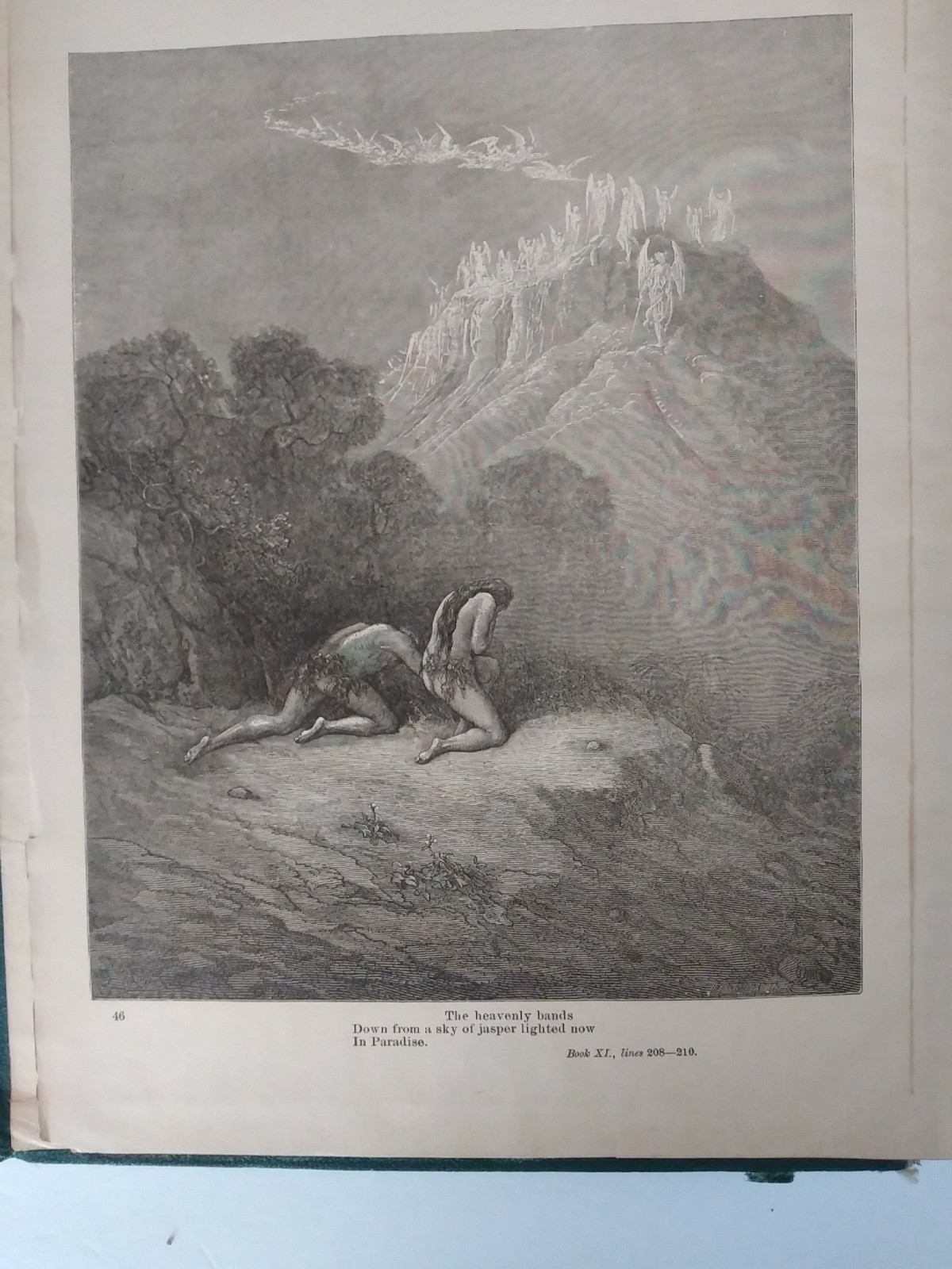 Antique John Milton’s Paradise Lost Illustrated By Gustave Dore Dated 1885