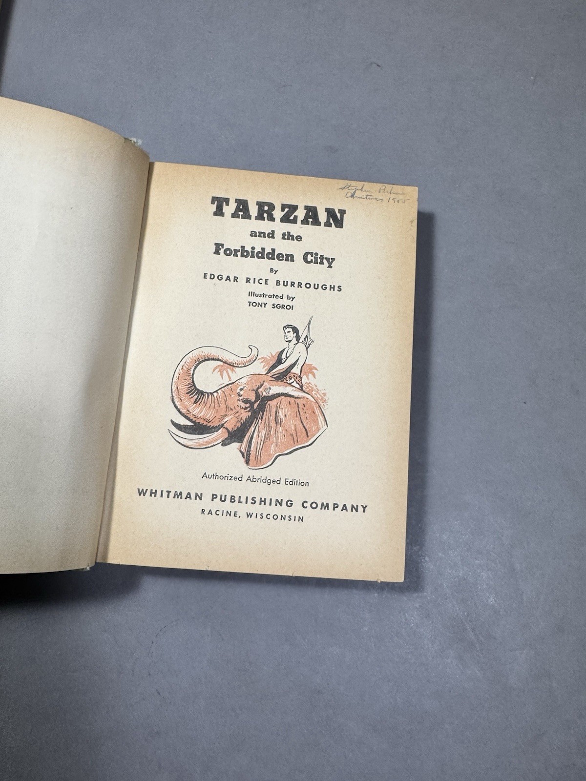 Lot of Vintage Tarzan Big Little Books Whitman Publishing Company