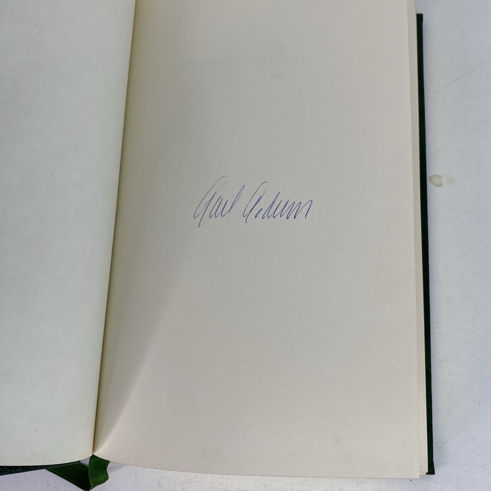 The Finishing School Gail Godwin Signed Book Franklin Library 1984 Gilded Edges