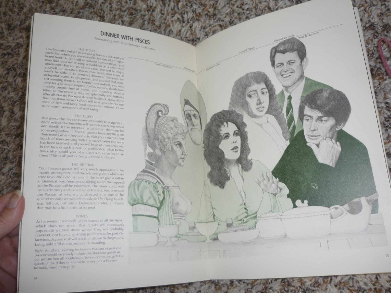 VTG The Zodiac Library PISCES by Derek & Julia Parker, PB, Astrology 1972