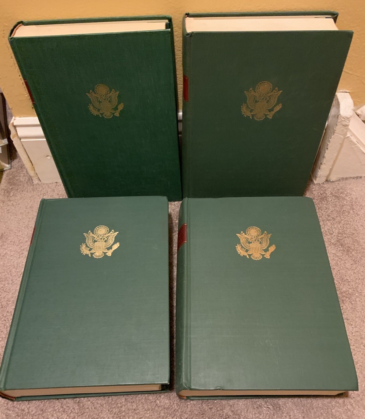U.S. ARMY IN WORLD WAR II FIRST EDITION MILITARY BOOK LOT INCLUDES MAPS