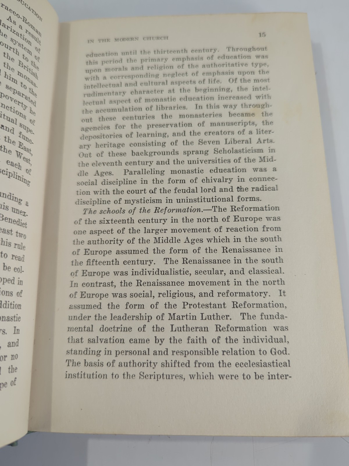 Religious Education in the Modern Church by William Clayton Bower Vintage 1929