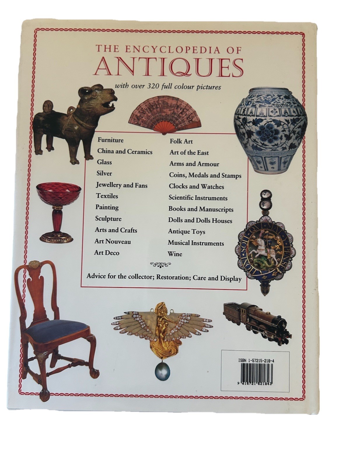 The Encyclopedia Of Antiques With 320 Full Color Pictures [HC DJ] – New