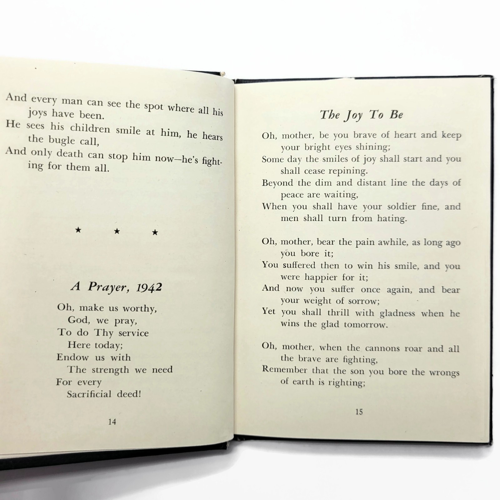 Vintage 1942 Poems of Patriotism by Edgar A Guest’s Hardcover McNally Chicago IL