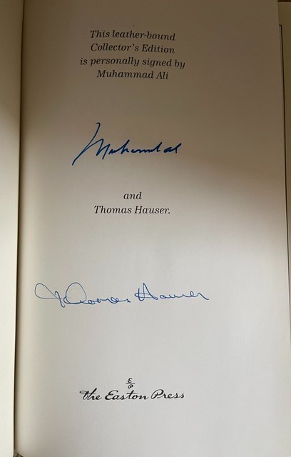 Muhammad Ali – Life & Times – Signed Leather Bound Luxury Edition