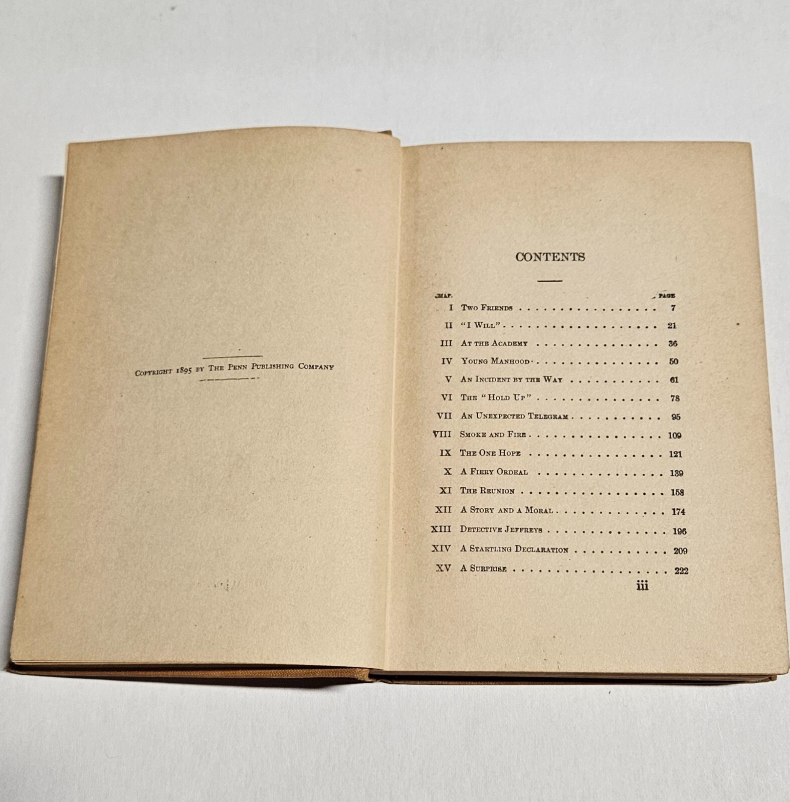 1918 Comrades True Edward S. Ellis Penn Publishing Co hardcover VG