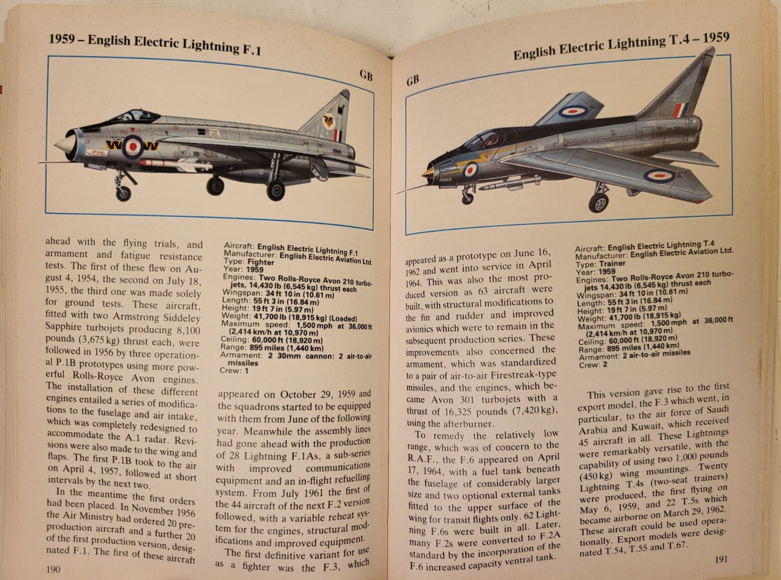 4 US & World Military Combat Fighter Airplane Aircraft HCDJ Illus. History Books