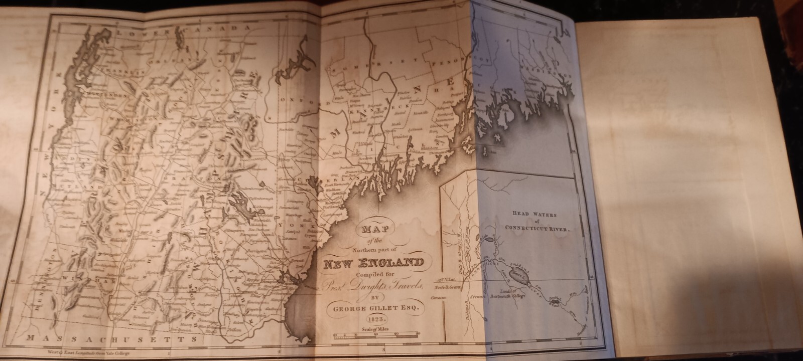 4 Vols. TRAVELS In NEW ENGLAND & NEW YORK, 1823, Timothy DWIGHT,S.T.D., 3 MAPS