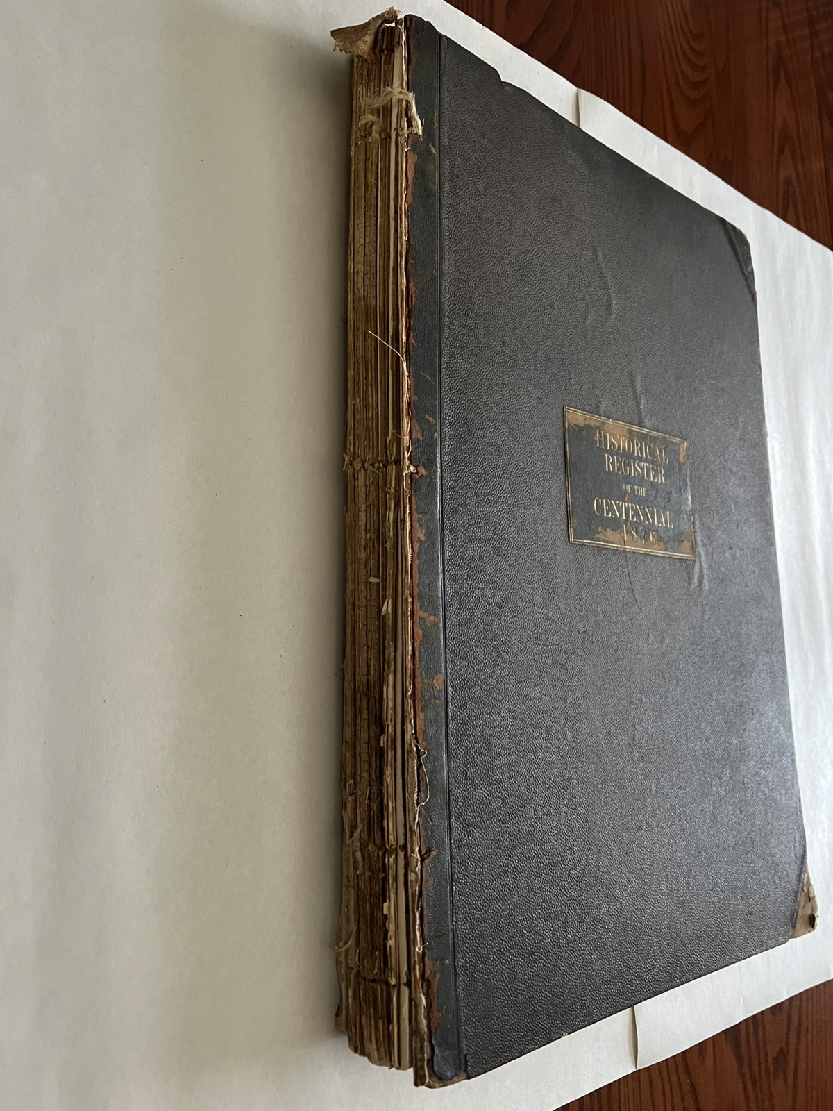 Orig. Frank Leslie’s Historical Register of the Centennial, in Phila. Pa. 320 pg