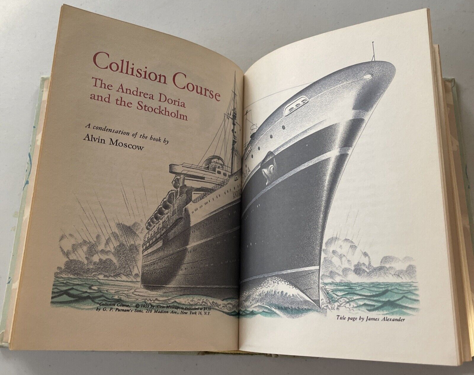 Vintage 1959 READER’S DIGEST CONDENSED BOOKS Hardback First Edition Volume 2