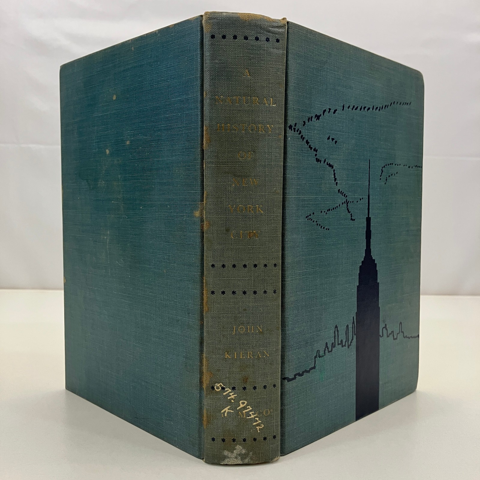 Natural History of New York City SIGNED Vintage 1959 Ex-Library HC 1st Printing