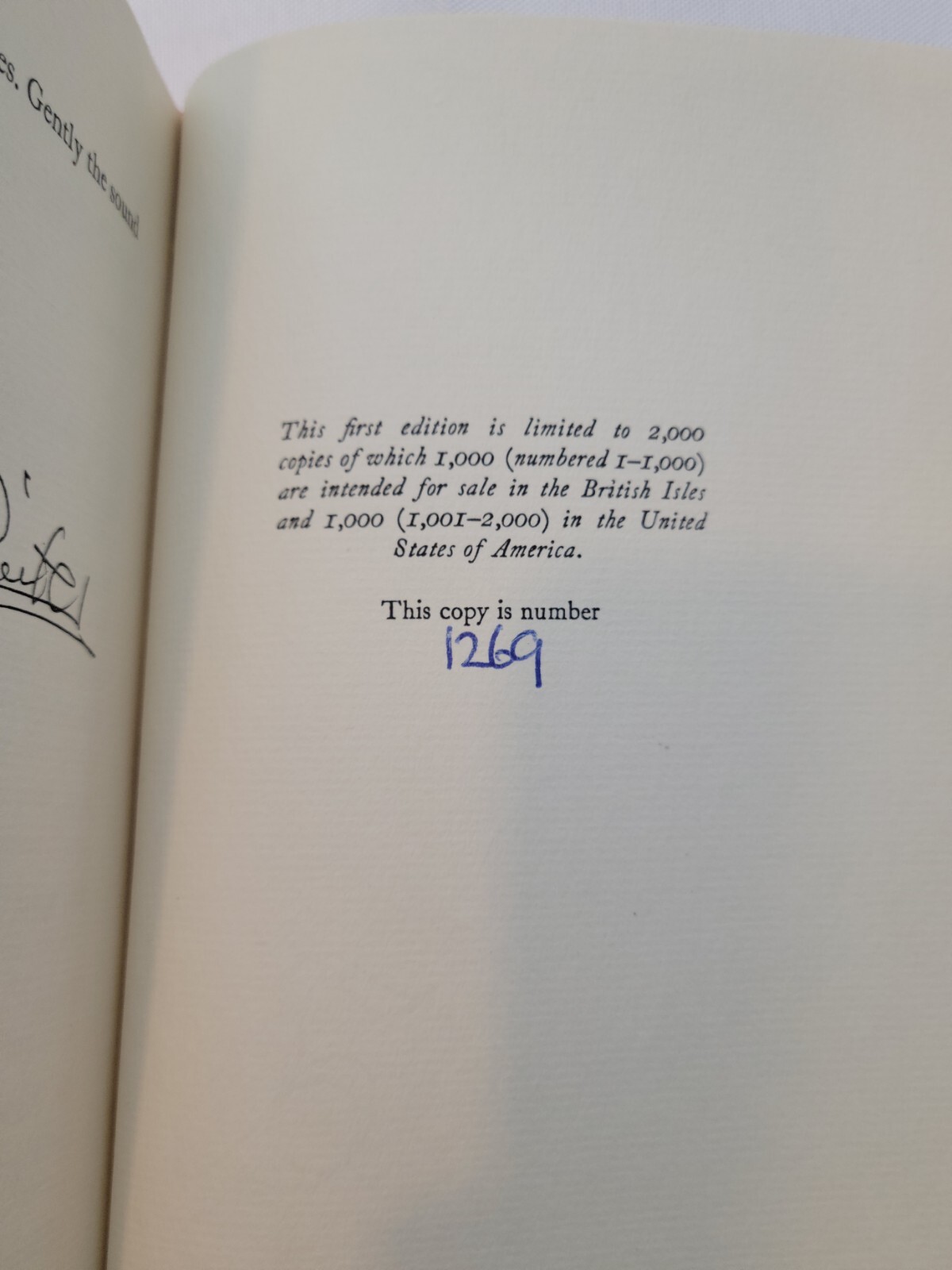 Landscape, by Harold Pinter, Limited Numbered First Edition, 1968