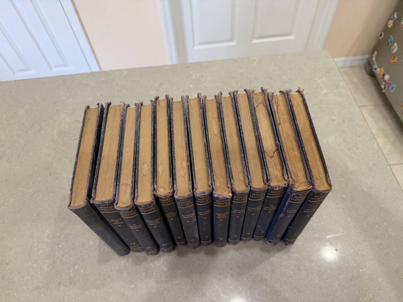 My Book House 1-12 Olive Beaupre Miller Blue Hardcover Complete Set
