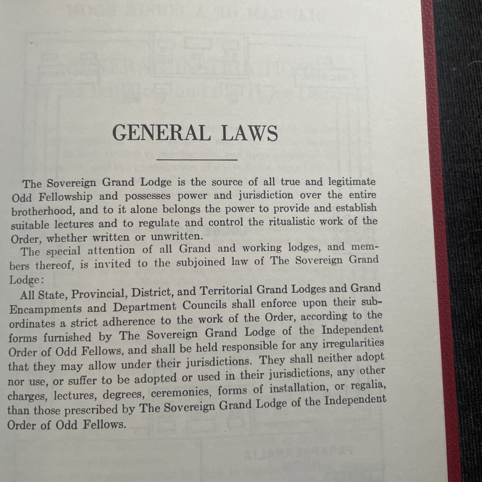 100F Degree Ritual Book Falls Church Virginia Pub. 1974 Odd Fellows
