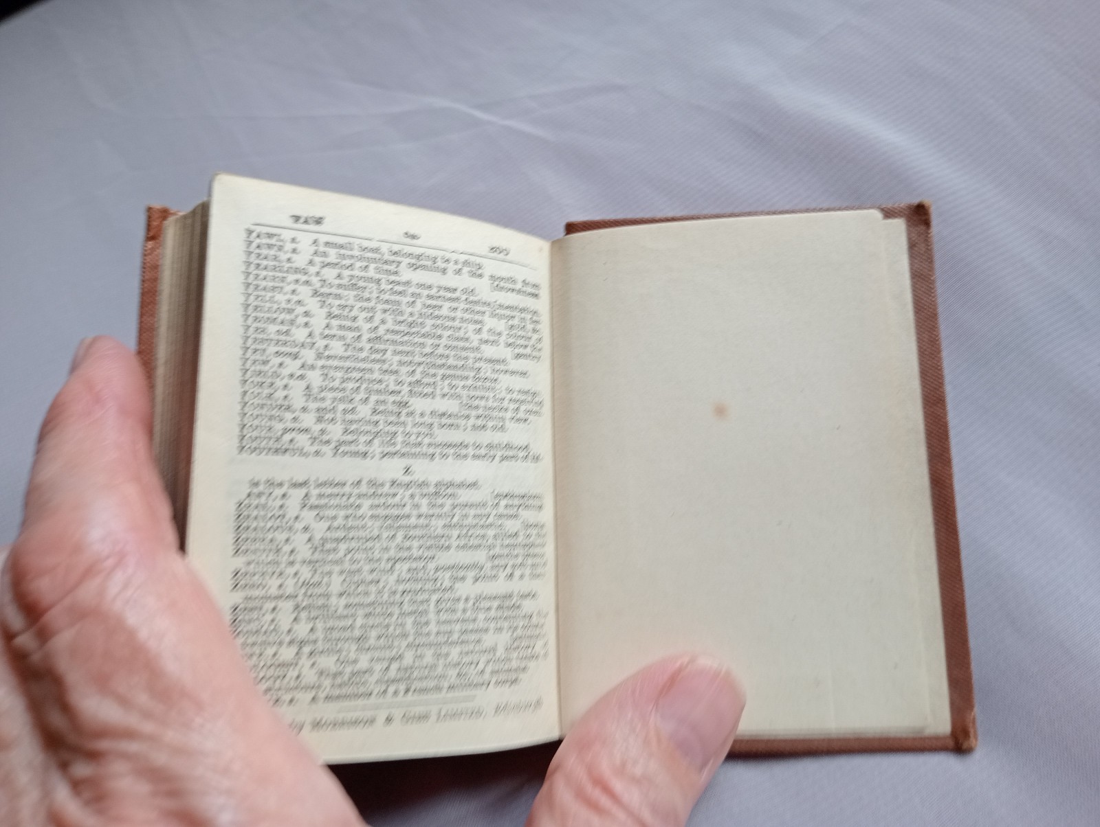 Antique Miniature Nuttall’s Bijou Dictionary Frederick Warne & Co. Victorian
