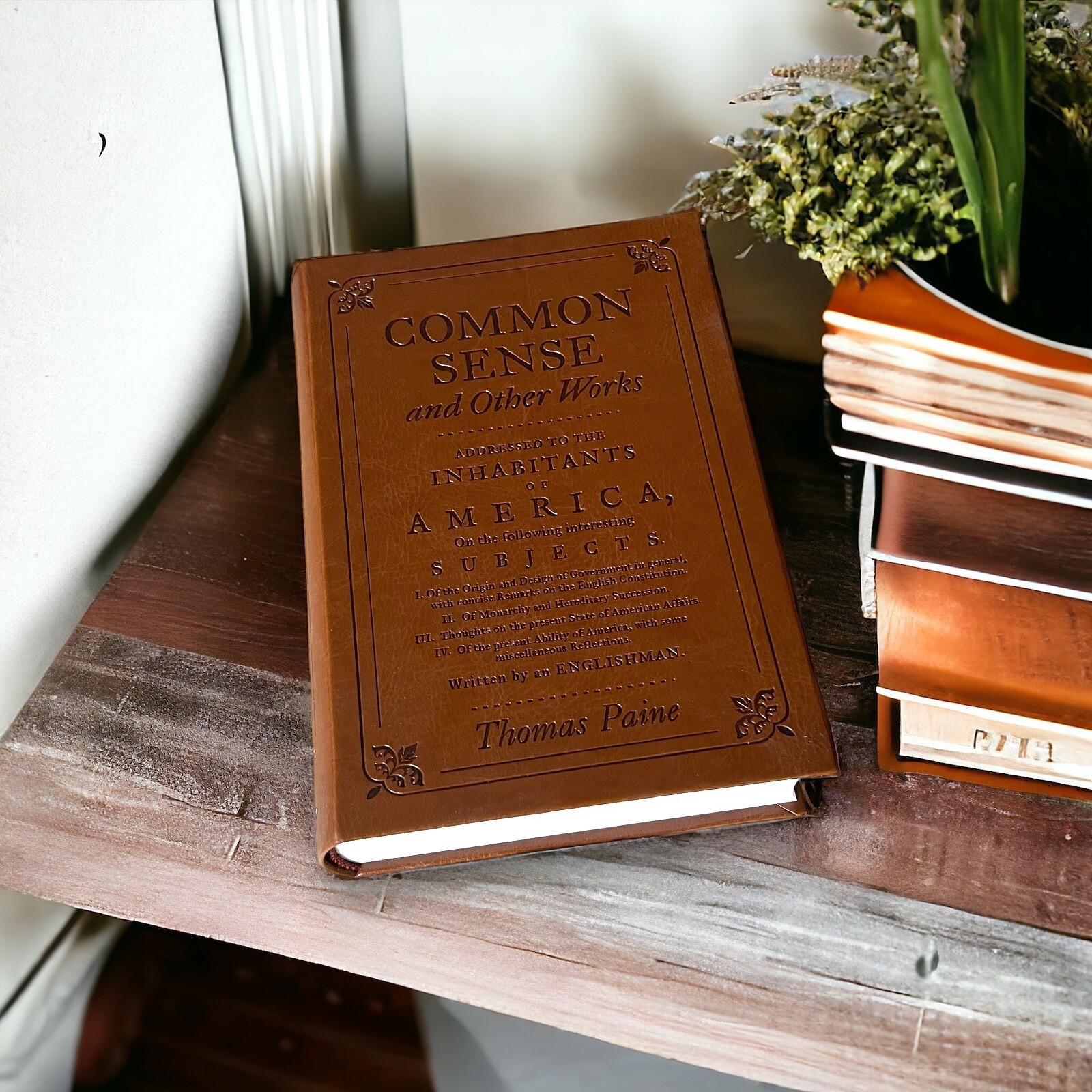 COMMON SENSE AND OTHER WORKS Thomas Paine Faux Leather Flexibound Classic