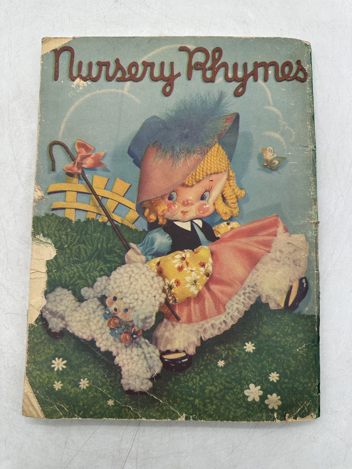 Nursery / Mother Goose Rhymes Whitman Publishing 1936 SC Poor