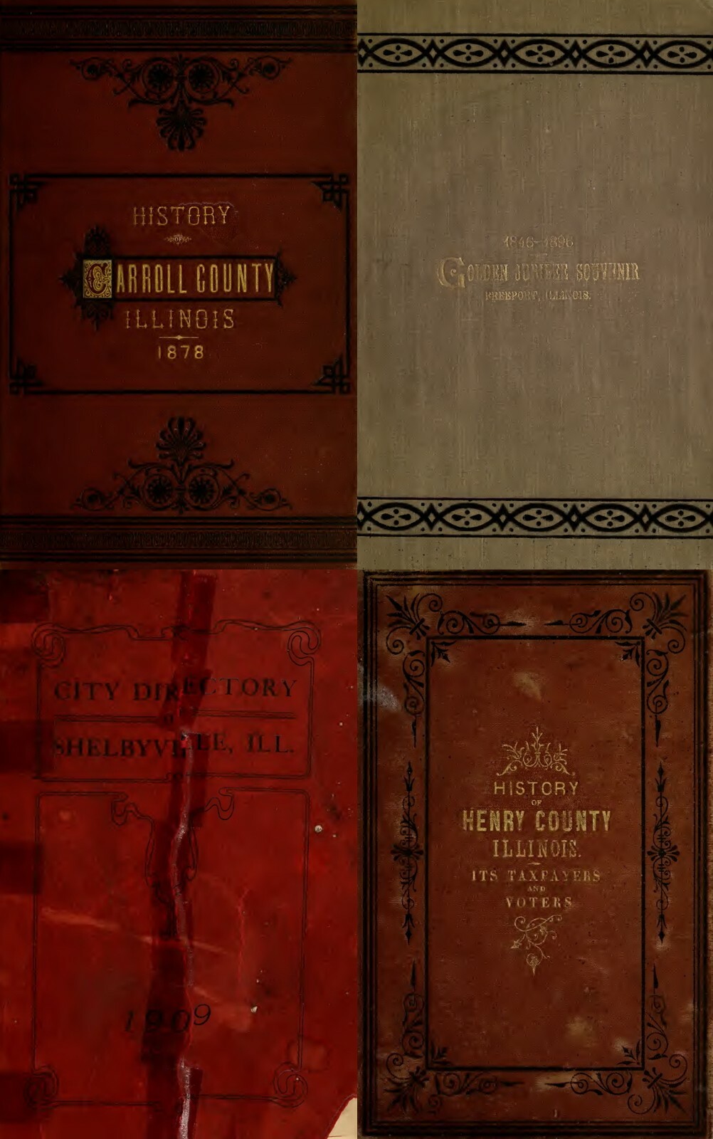 Illinois History Genealogy Ancestry Family Records V.2 – 112 Old Books on DVD