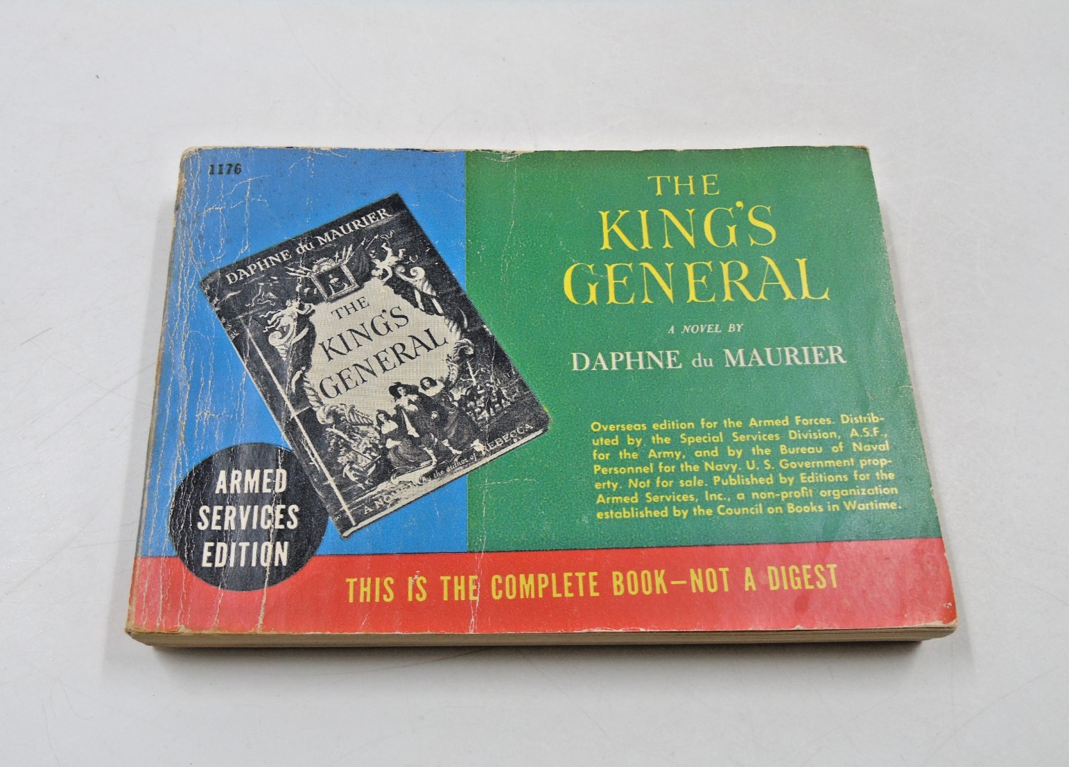 Vintage The King’s General 1946 By Daphne du Maurier Armed Services Edition Book