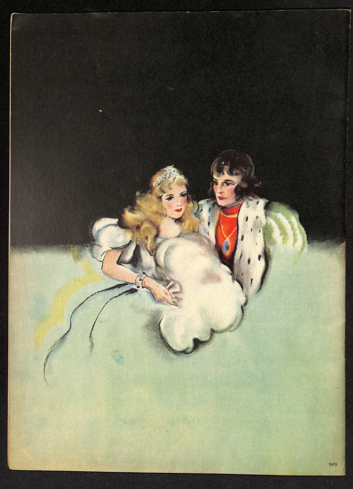 1935 Cinderella Fairytale Whitman Publishing Mary Windsor Juanita Bennett 9.5×13