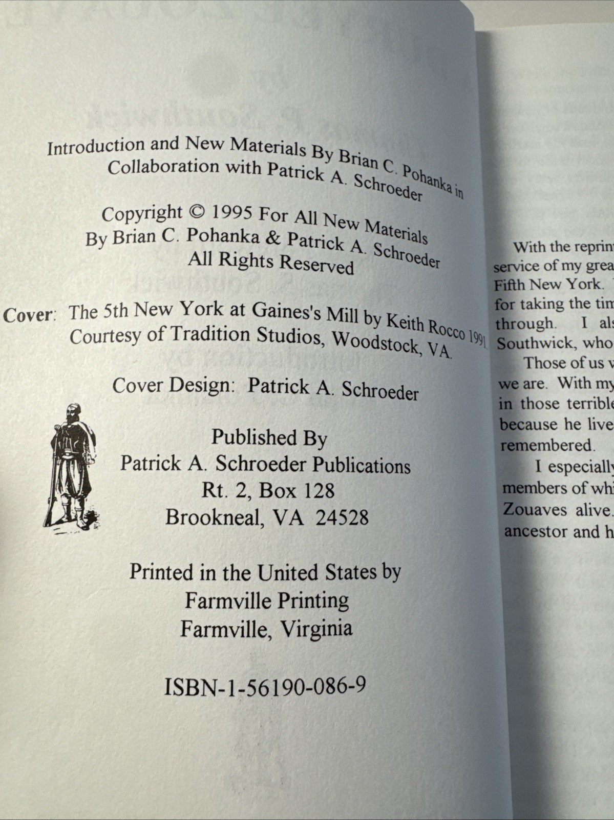 A DURYEE ZOUAVE FIFTH NEW YORK VOLUNTEER INFANTRY Civil War History Signed