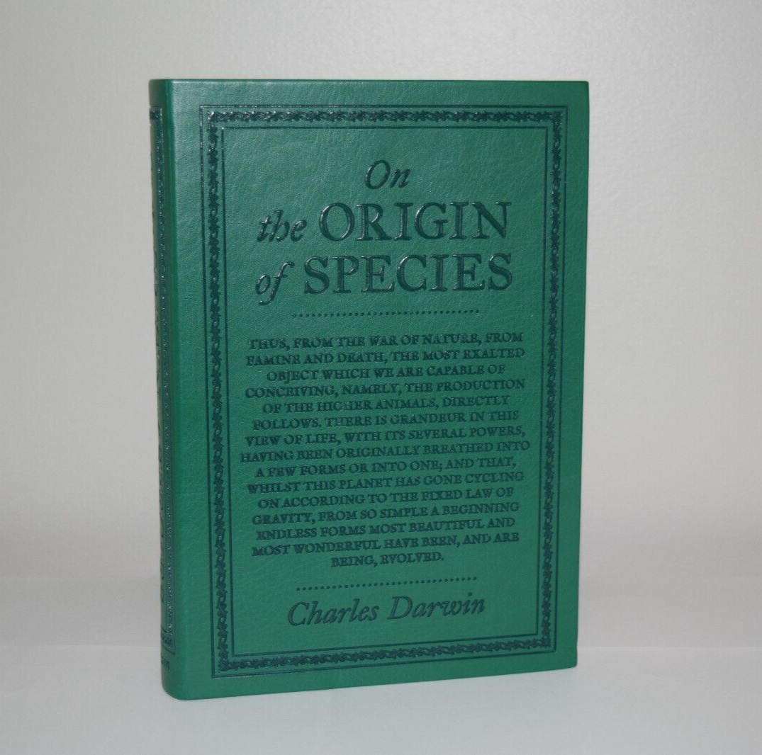 NEW On the Origin of Species Charles Darwin Leather Feel Softcover
