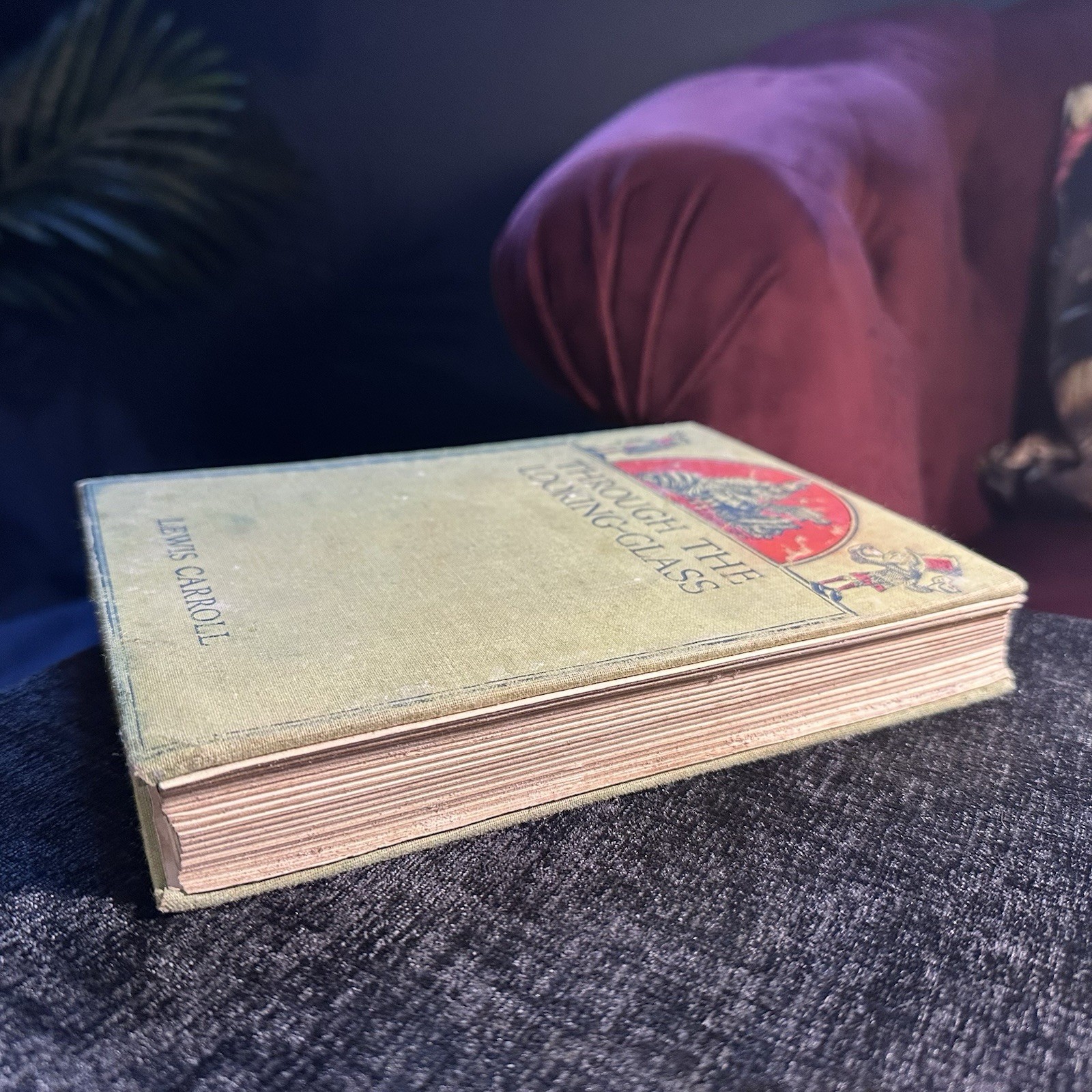 1934 Through The Looking Glass Lewis Carroll Macmillan Hardback SPARES REPAIR