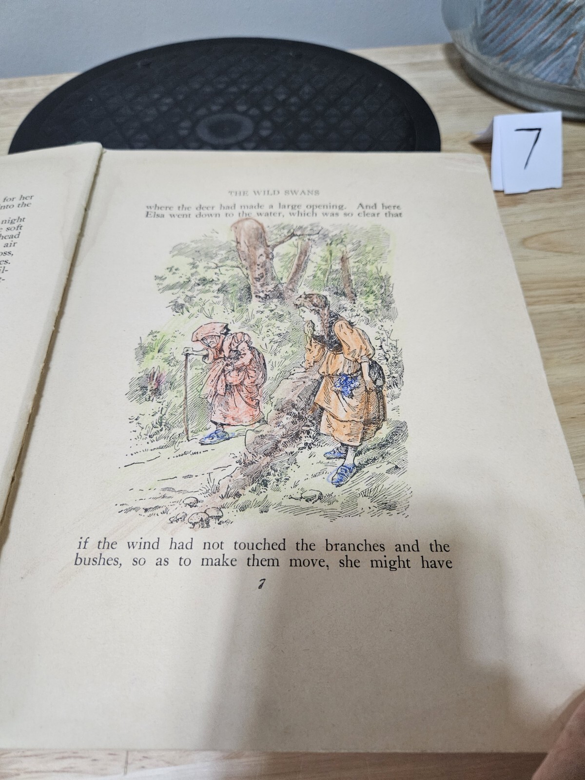 Anderson’s Fairy Tales 1929 Hardcover Book WITH MARKS AS SEEN FLAW BIND