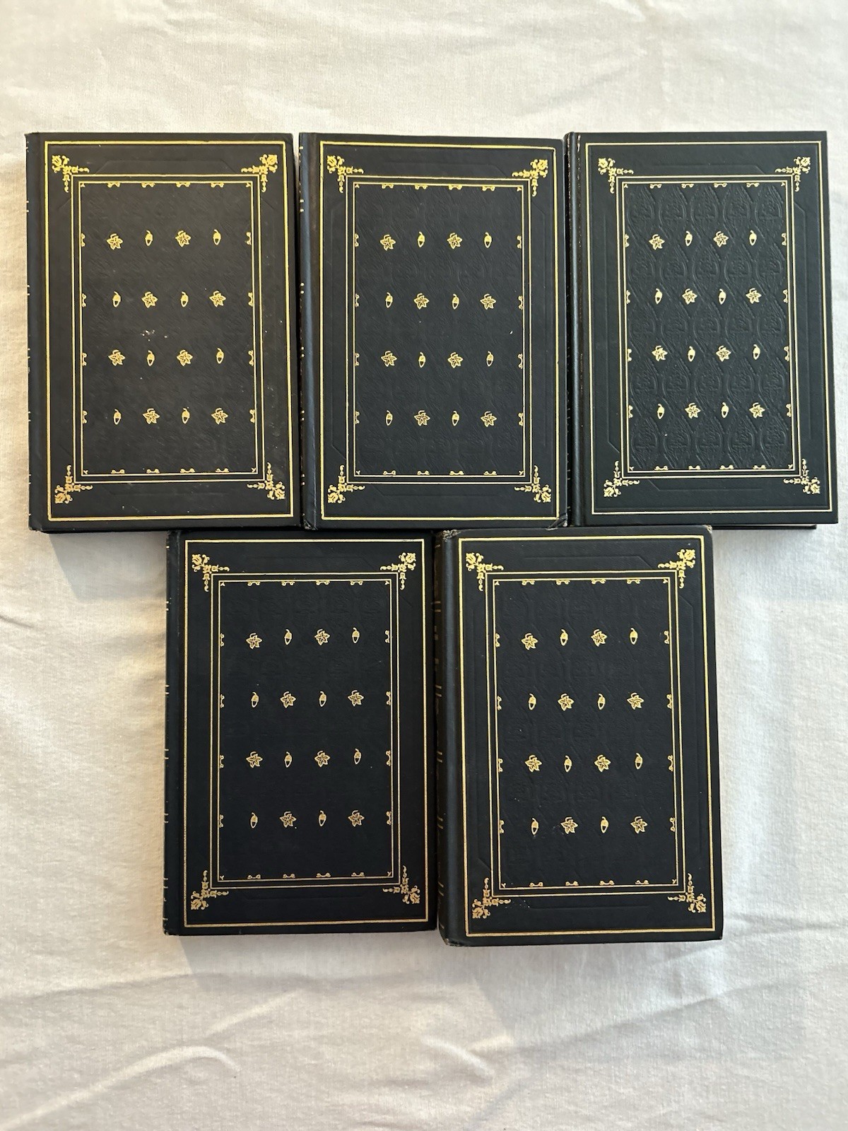 Lot of Five The International Collector’s Library Books with Decorative Bindings
