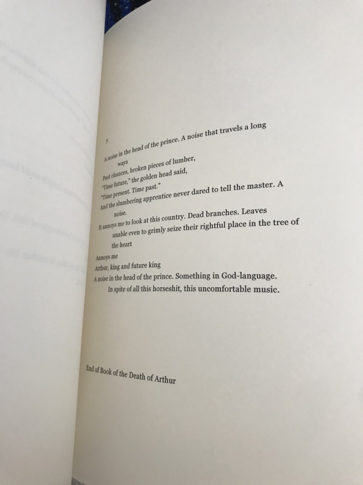 Poor Claudia – The Holy Grail Jack Spicer, Hymn to Life James Schuyler, 1/100