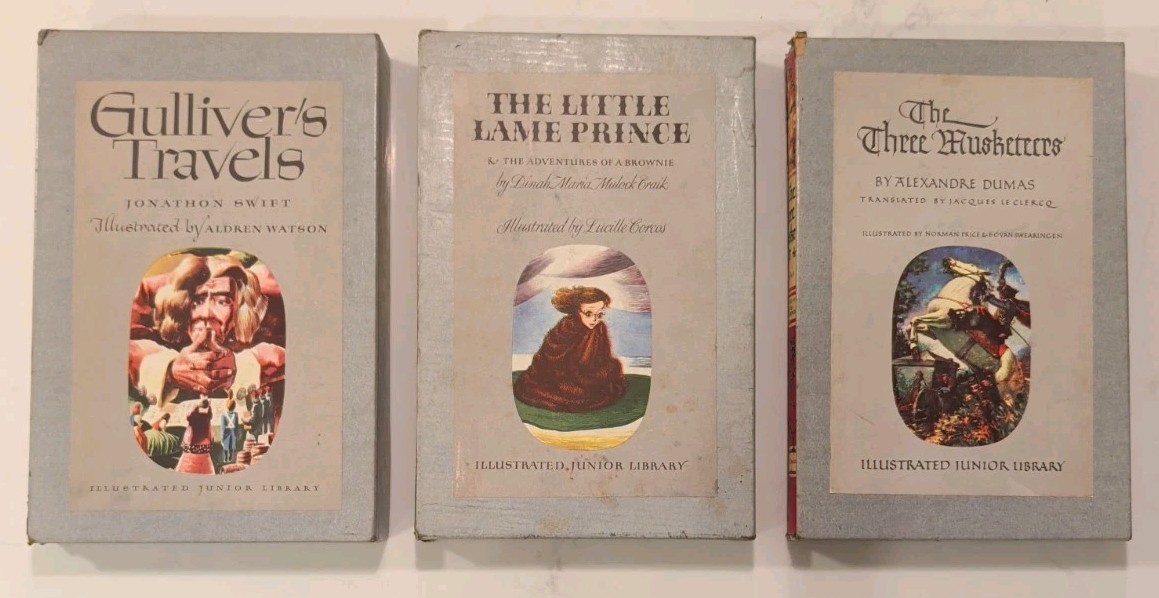 The Three Musketeers-Alexandre Dumas Illustrated Junior Library-1953 & 2 MORE!