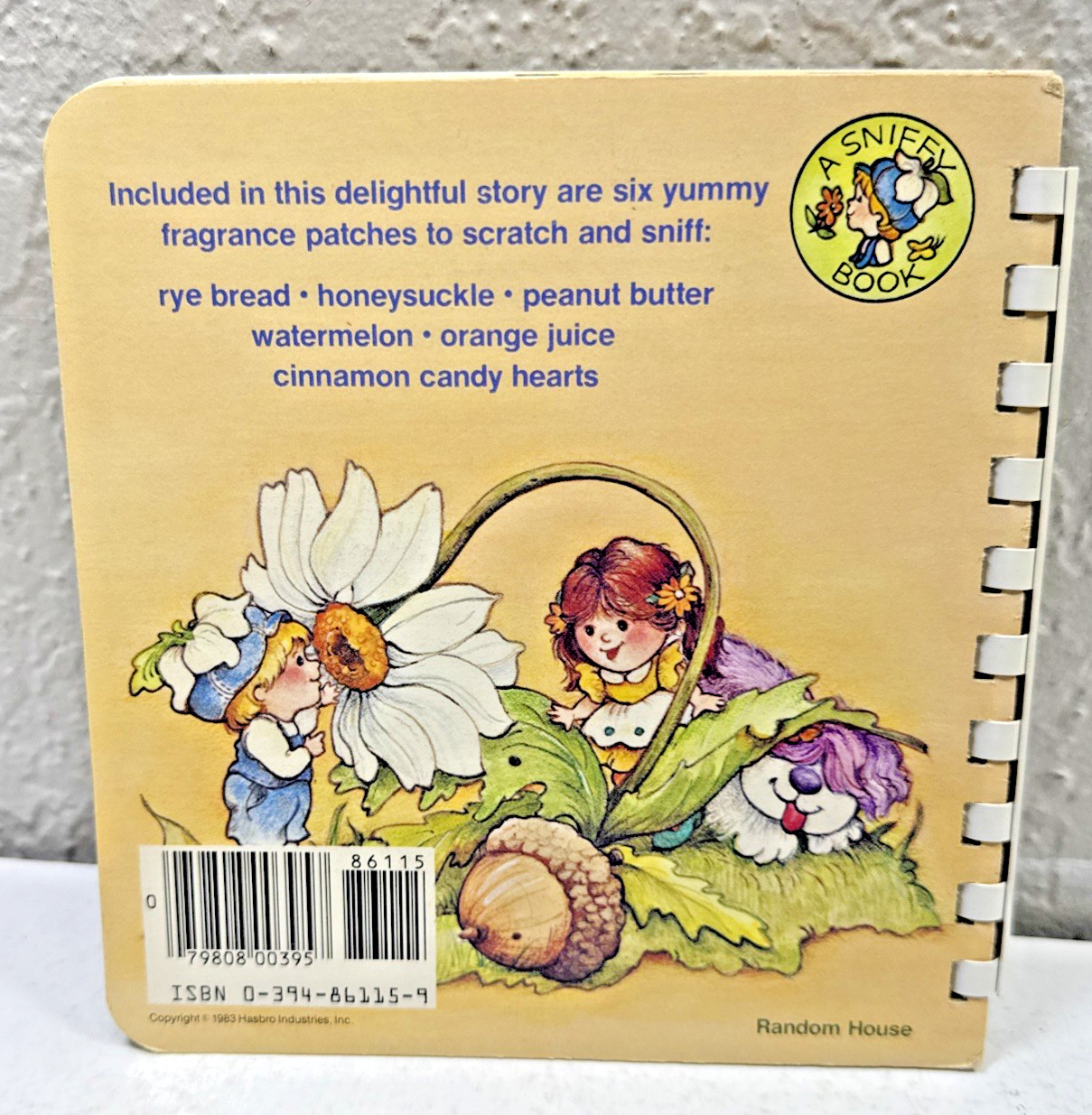 CHARMKINS Scratch N Sniff Spiral Bound (Sniffy Book) 1983