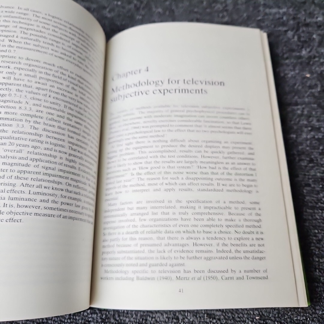Transmitted-Picture Assessment John Allnatt 1983 Rare