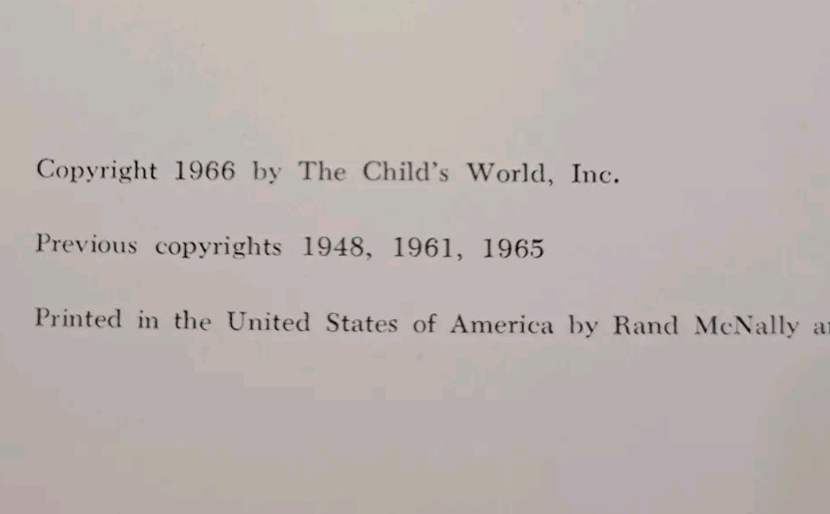 VINTAGE 1968 Edition-The Child’s World-Countries And Their Children-Hardcover
