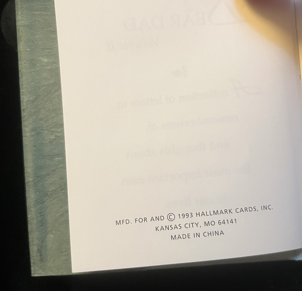 Dear Dad-Vol II( Halllmark) +Quotable America(Running Press) -2 HBDJ Mini books