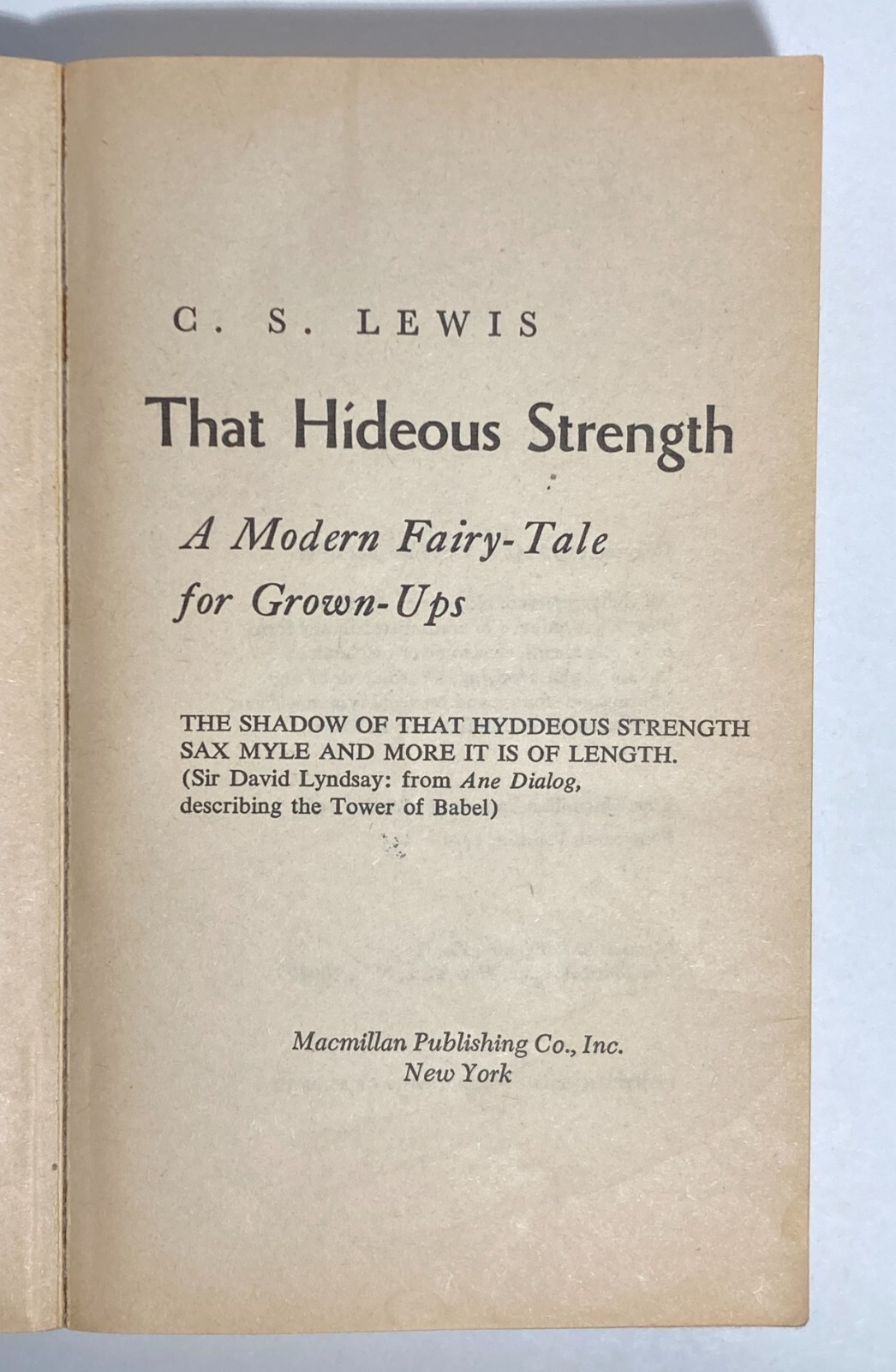 CS Lewis 3 Chronicles of Narnia #1 #6 #7 Collier + That Hideous Strength PB 1970