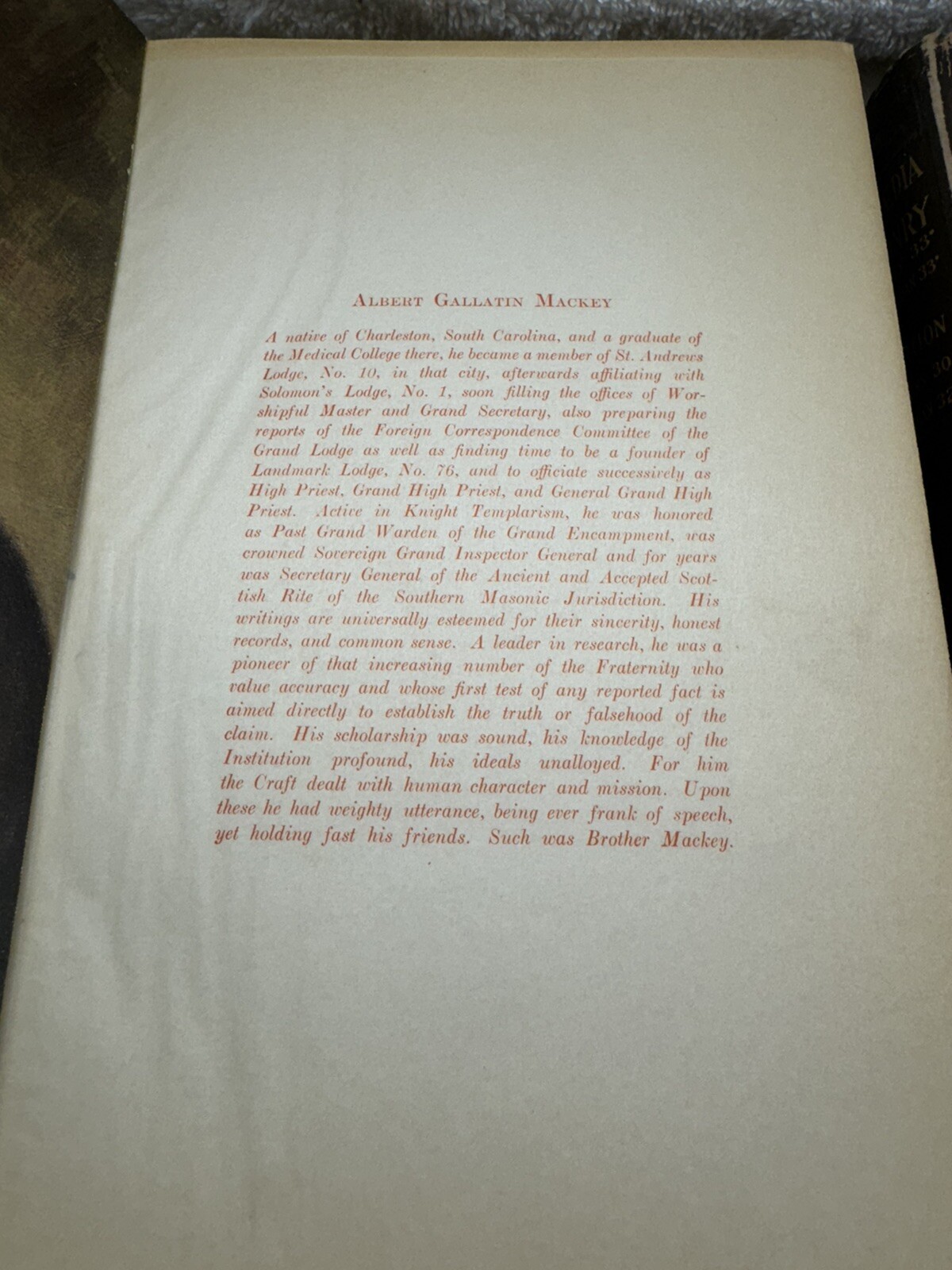 An Encyclopedia of FREEMASONRY Vol I & II, MacKey, Revised Ed. Masonic Co. 1927