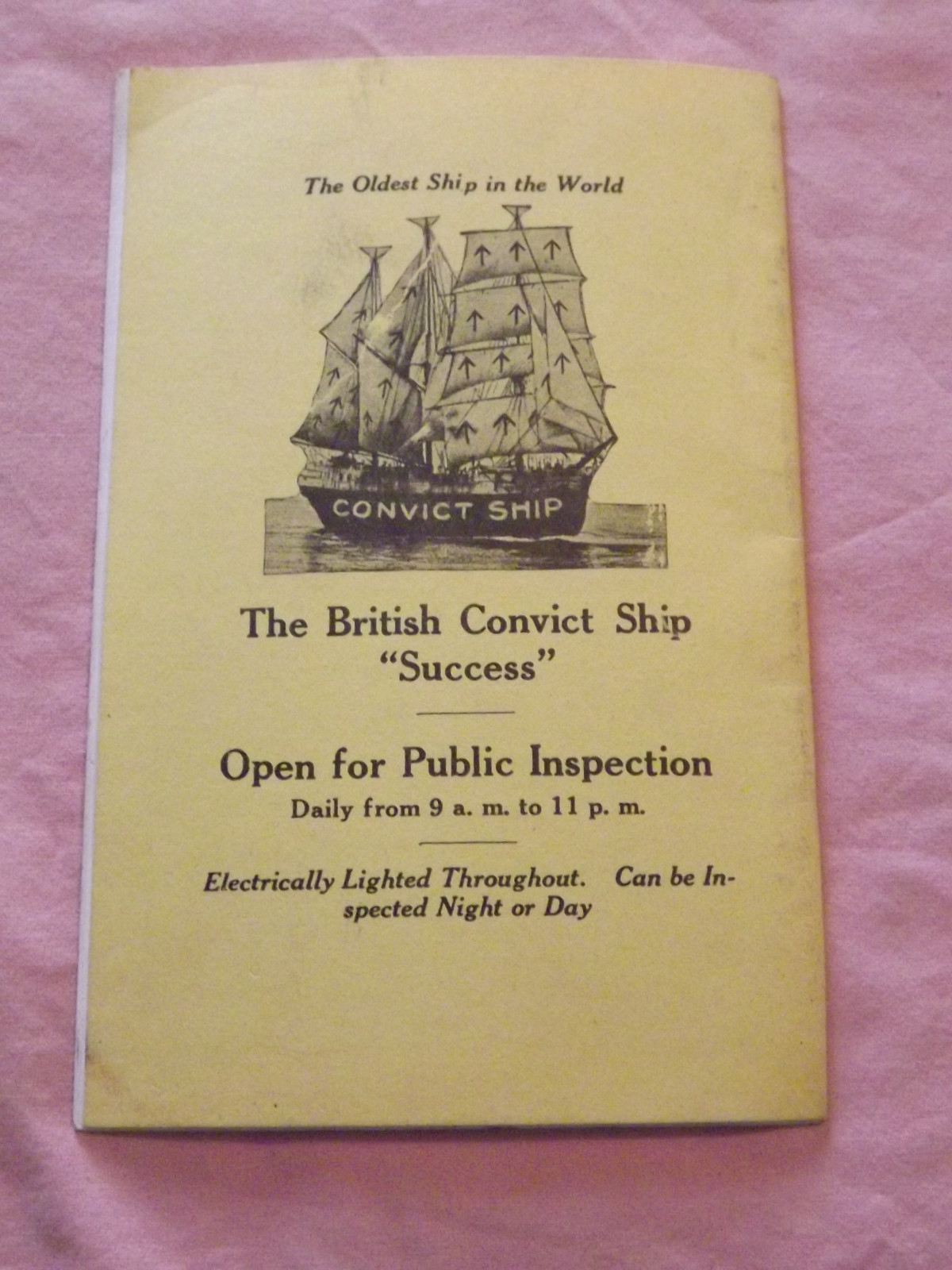 VINTAGE BOOK 1970S REPRINT LAST OF ENGLAND’S FELON FLEET CONVICT SHIP BOOKLET