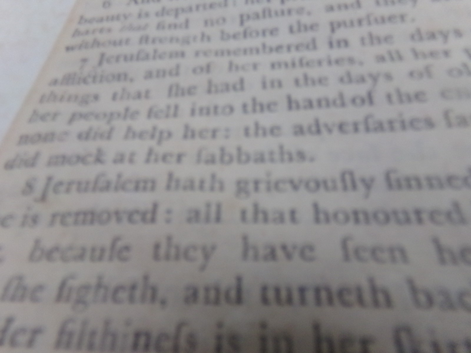 Leaf from a Baskerville Birmingham Bible 1769 AD 10×16 inches original work