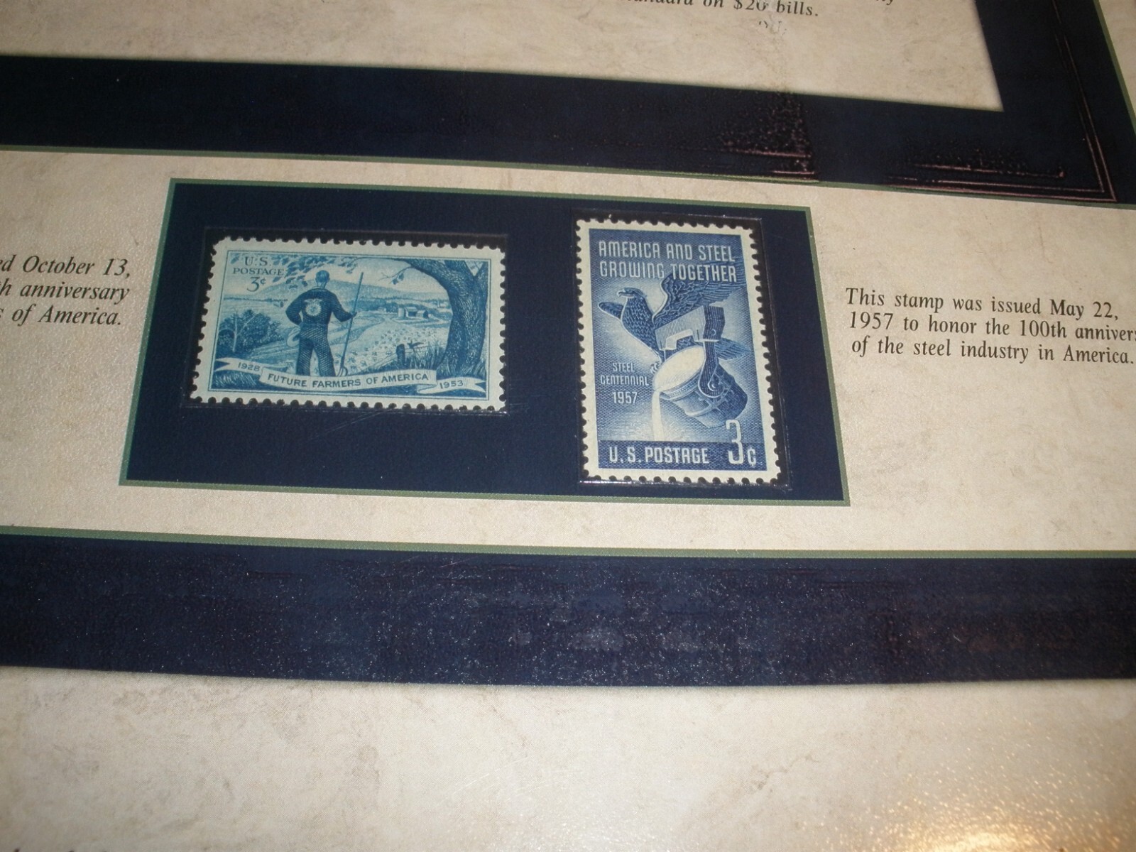 PCS Stamps & Coins Last Large Size Federal Reserve Notes Display Album NO MONEY