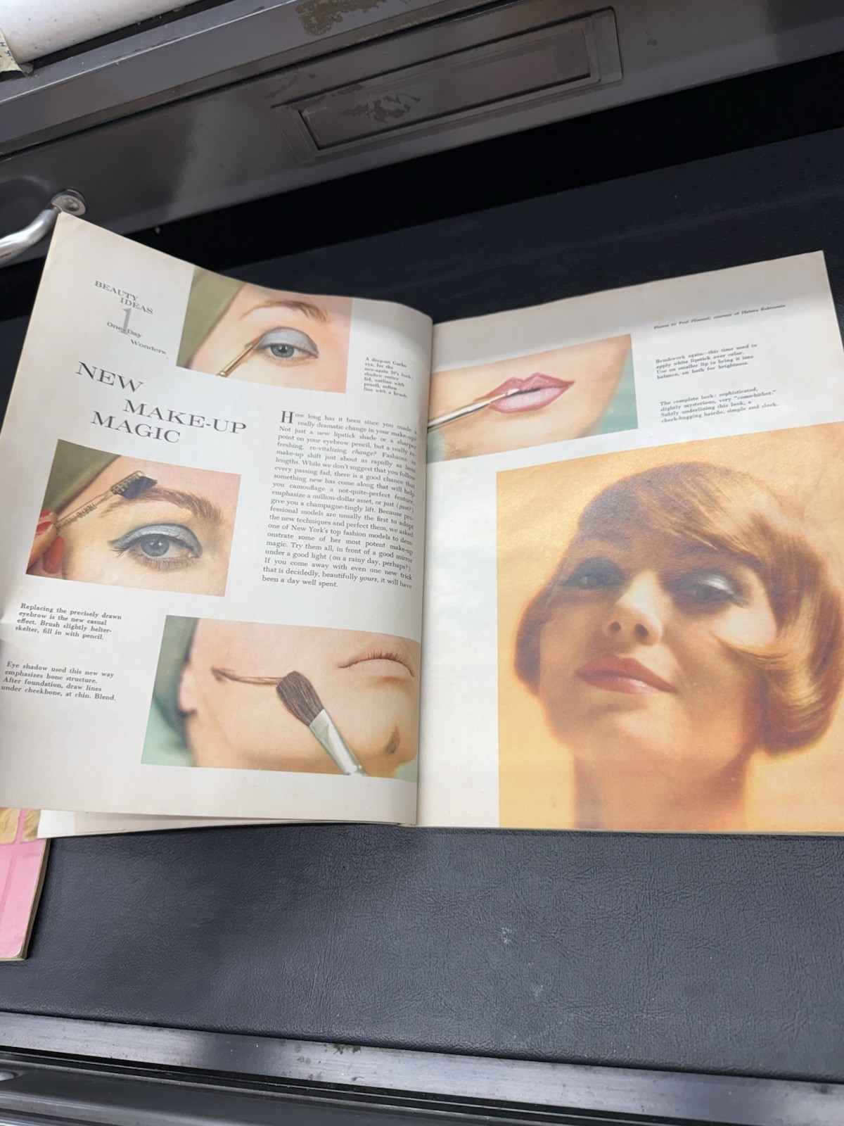 Vintage Beauty Ideas Magazine 1960 Fashion Beauty Ads Retro Mid Century MCM