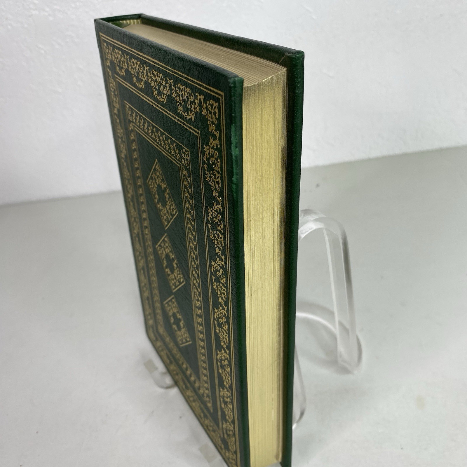 The Finishing School Gail Godwin Signed Book Franklin Library 1984 Gilded Edges