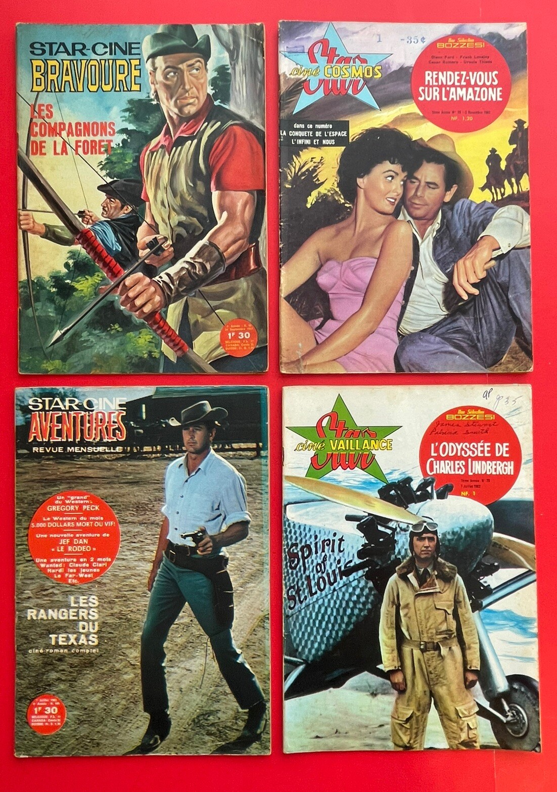 STAR CINE COSMOS FOTONOVELS (FRENCH)- 16 Different 1959-1965 ACTION /ADVENTURE