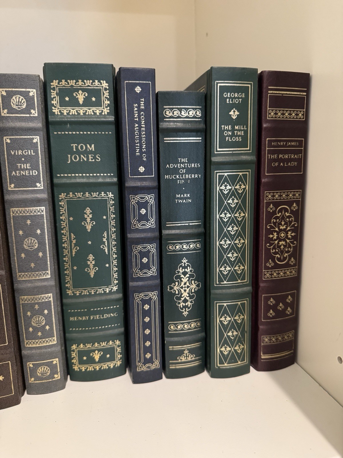 The Franklin Library Lot of 40 Books Dickens, Melville, Cervantes
