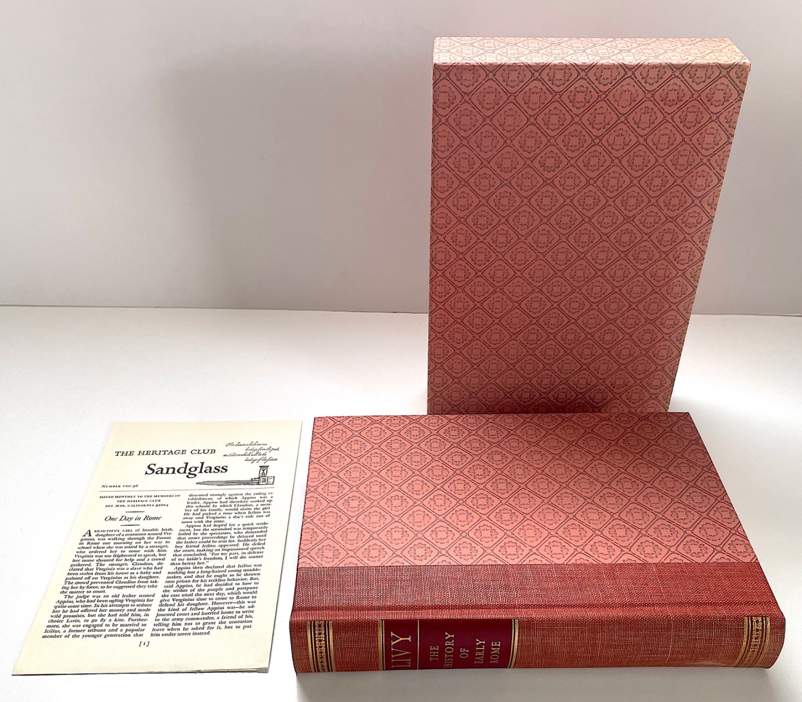Livy : The History of Early Rome Heritage Press 1972 in Slip Case Illustrated