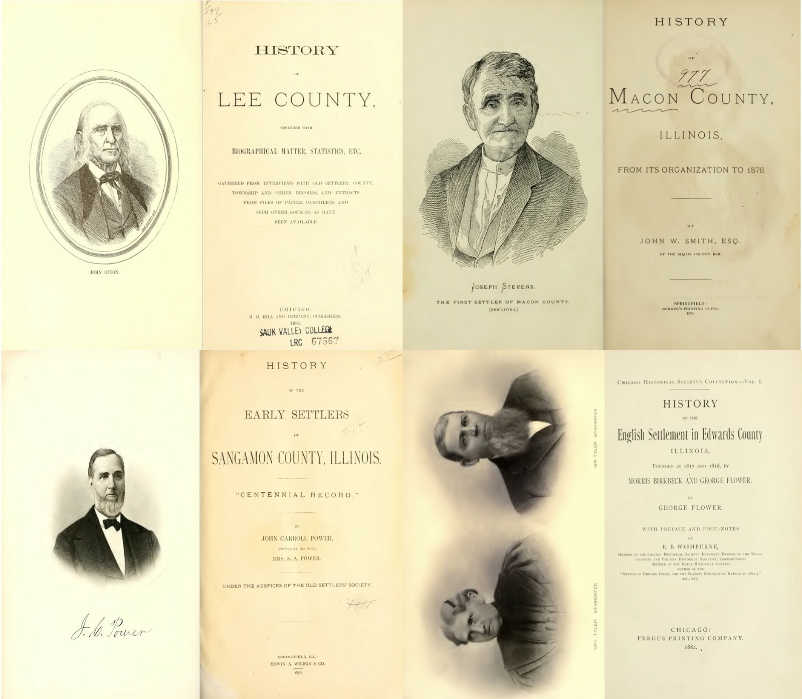 Illinois History Genealogy Ancestry Family Records V.2 – 112 Old Books on DVD