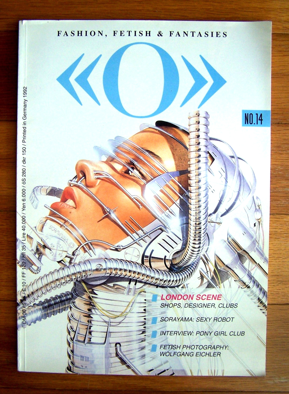 HAJIME SORAYAMA art in ((O)) Magazine #14 -BRITISH import – 1992 (U.S.A. seller