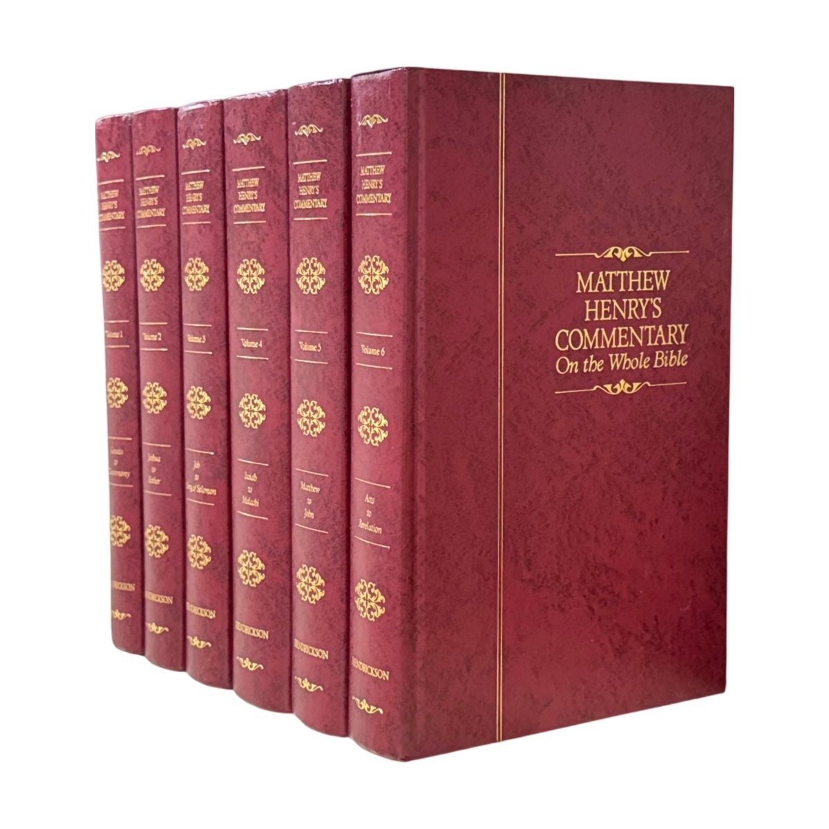 1996 MATTHEW HENRY. Commentary on the Whole Bible. Complete in 6 Vols VERY GOOD