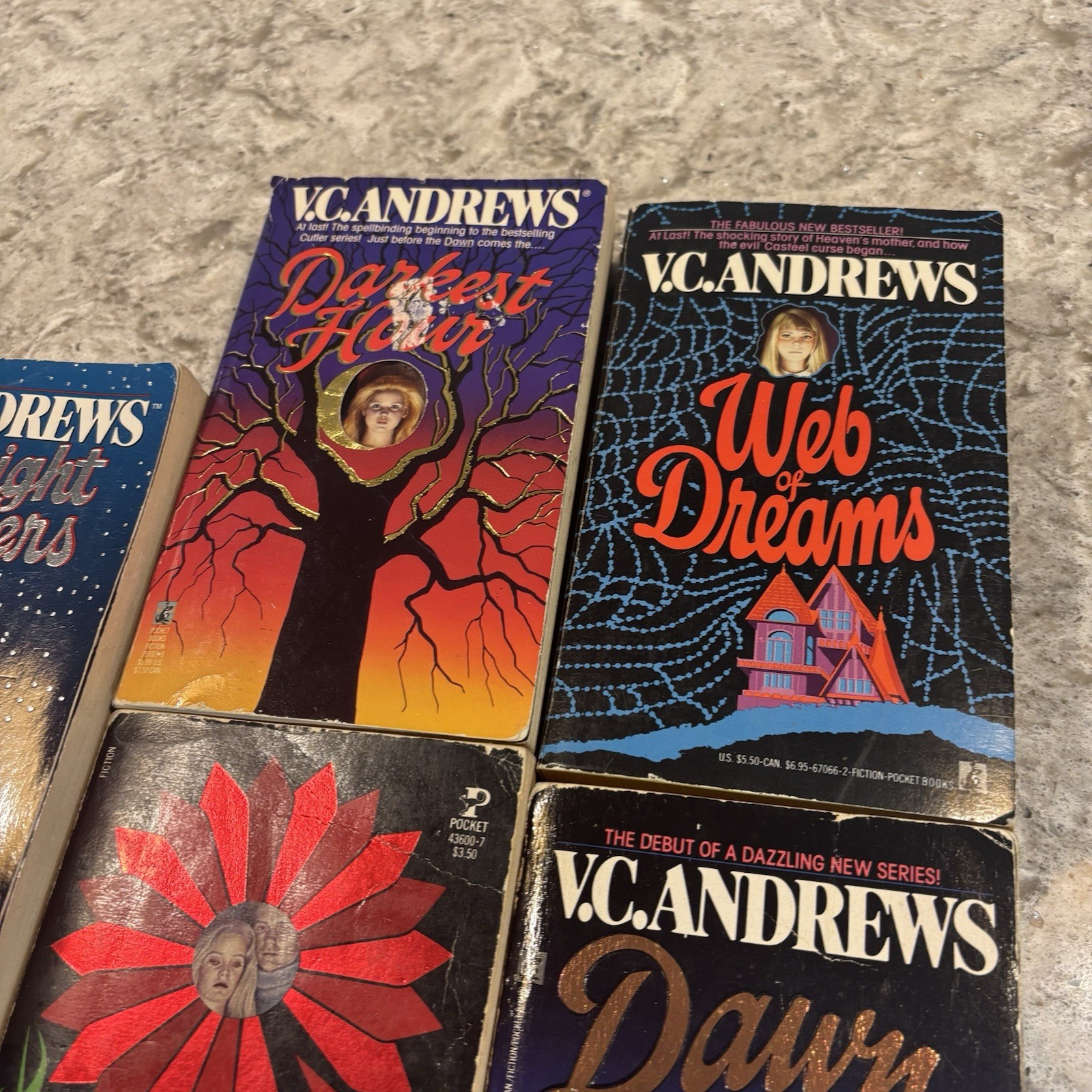 Vintage V.C. Andrew’s Books 1980s Young Adult Horror Paperback Chapter Girls