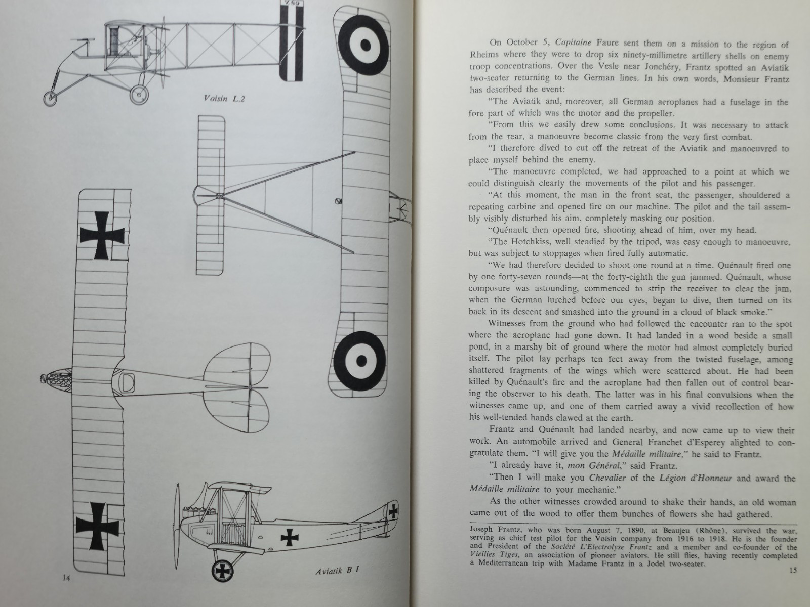 1965 The Fighters Men Machines Of First Air War Thomas Funderburk WWI Planes